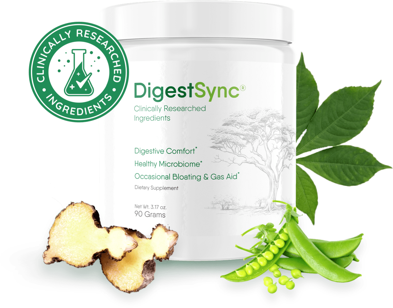 DigestSync 1 jar with ingredients